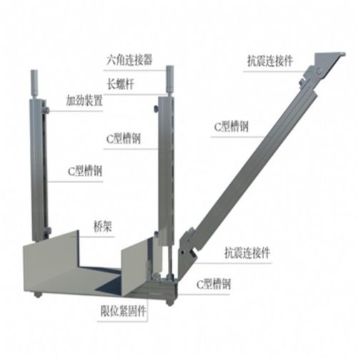 抗震支吊架,水管双向抗震支吊架,管道门式抗震支吊架,电缆桥架双向